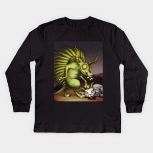 Chupacabra Kids Long Sleeve T-Shirt